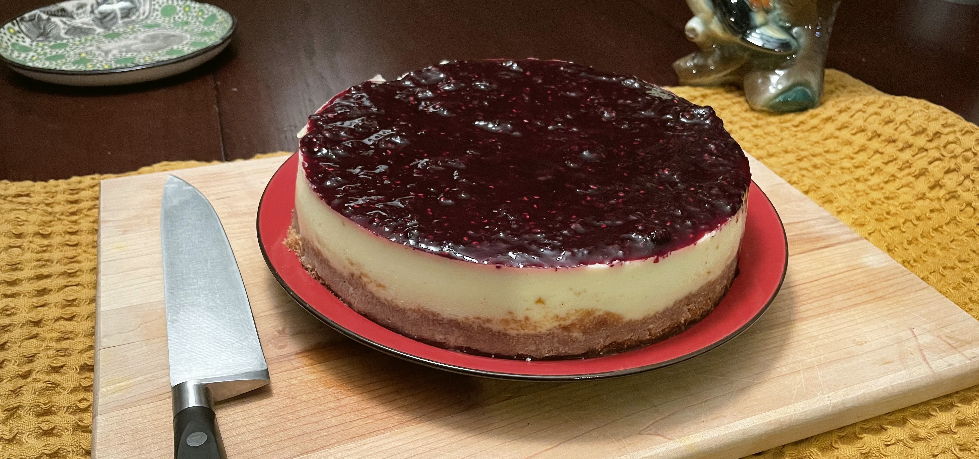 Photo of a cheesecake